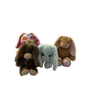 Build A Bear Workshop Plush Bunnies Lot Of 4
